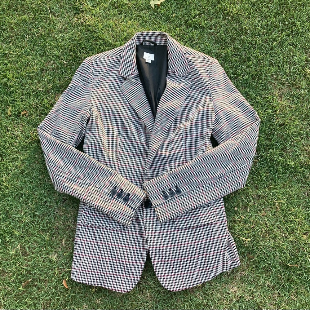 Plaid blazer